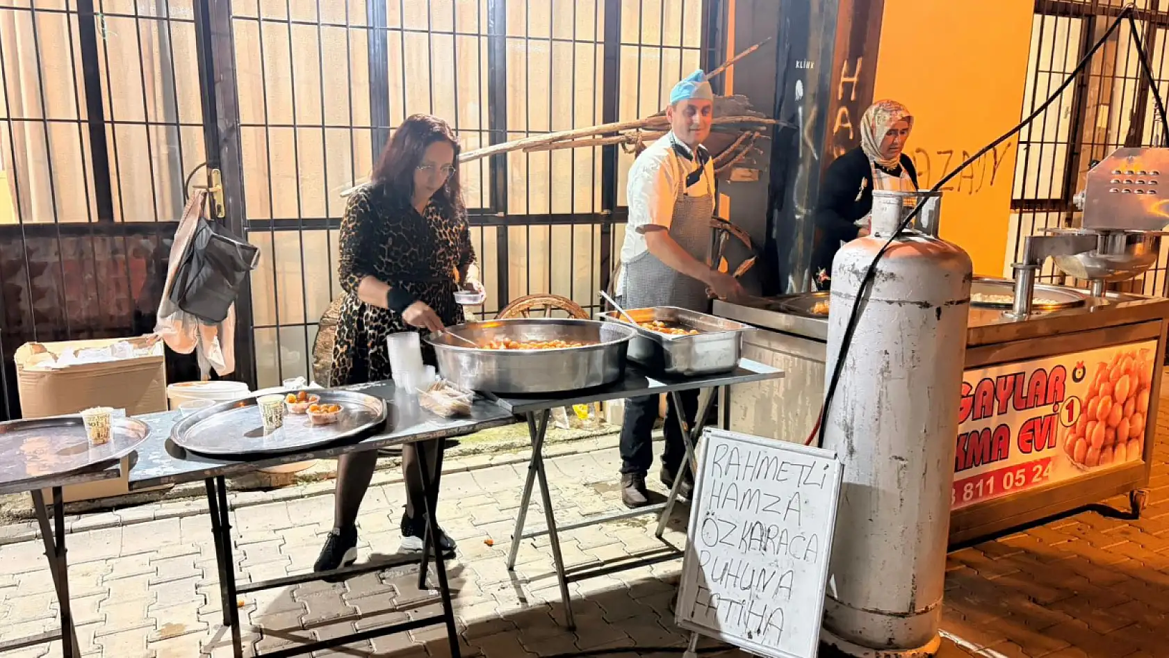 Fethiye'de Hamza Özkaraca İçin Lokma Hayrı Gerçekleşti