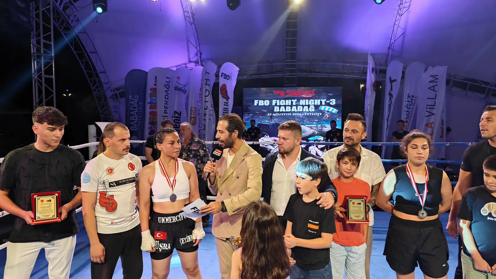 Fethiye Babadağ'da FBO Fight Night 3 Düzenlendi