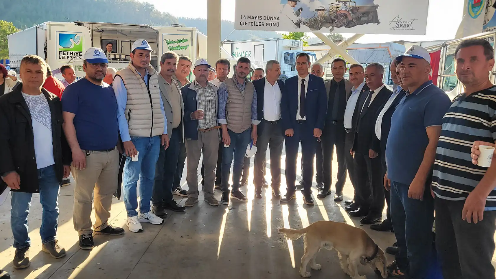 Fethiye'de Çiftçiler Günü'nde Çiftçilere ikramlarda bulunuldu