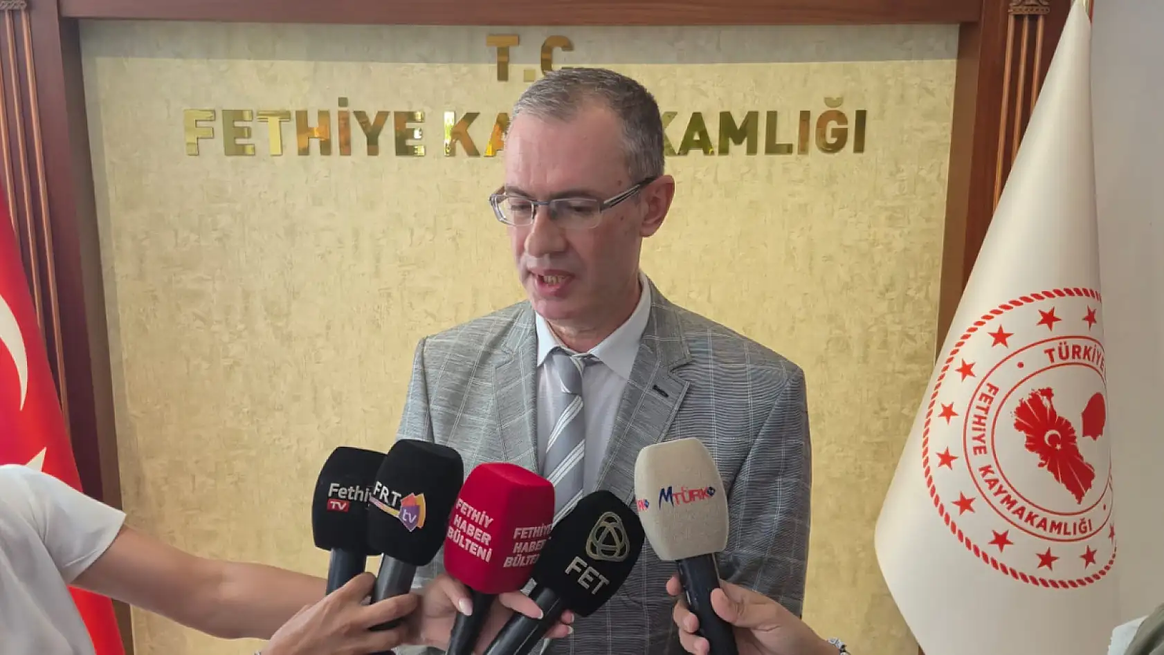 Fethiye Kaymakamlığı'nda Kurban Bayramı öncesi bayramlaşıldı