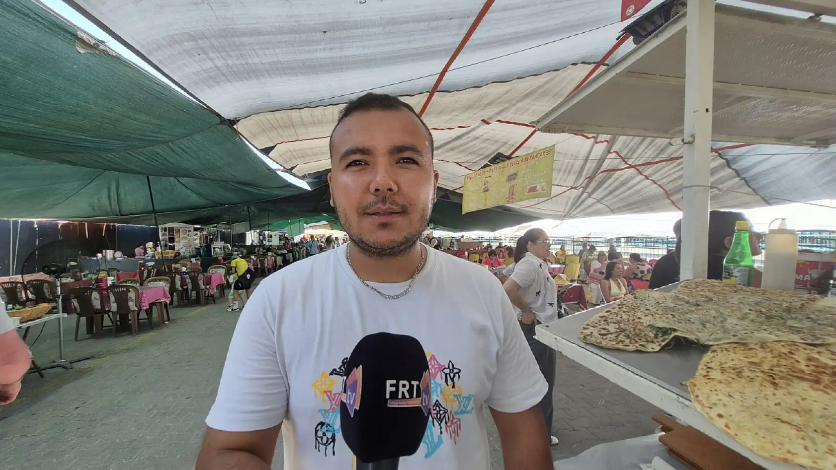 Fethiye Salı Pazarı'nda gözleme sektöründe işler zayıf