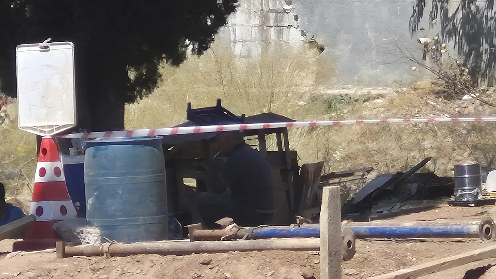 Fethiye'de dere ıslah çalışması esnafı olumsuz etkiledi, 'Ürünlerim toz toprak oldu'