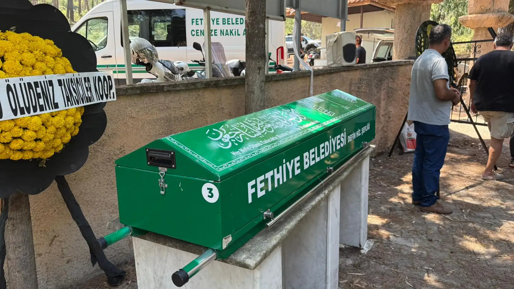 Fethiye'de Hasan Özkan Son Yolcuğuna Uğurlandı