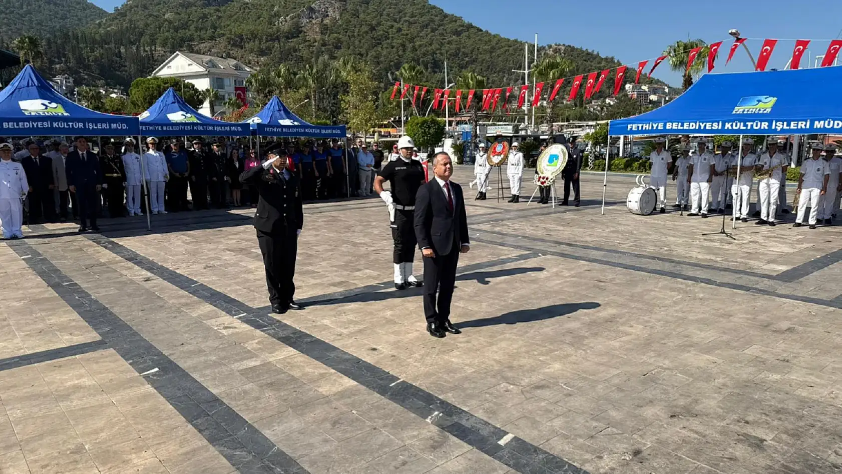 Fethiye Beşkaza Meydanı'nda 30 Ağustos Coşkusu