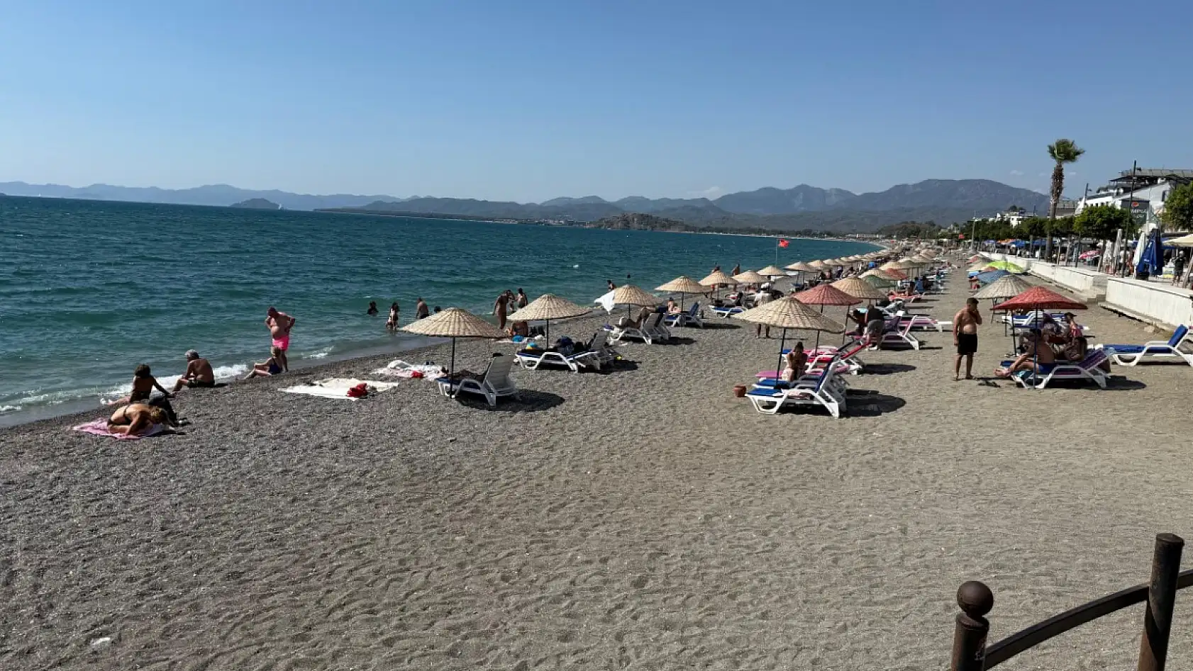 Fethiye Çalış Plajı'nda Sakinlik Hakim