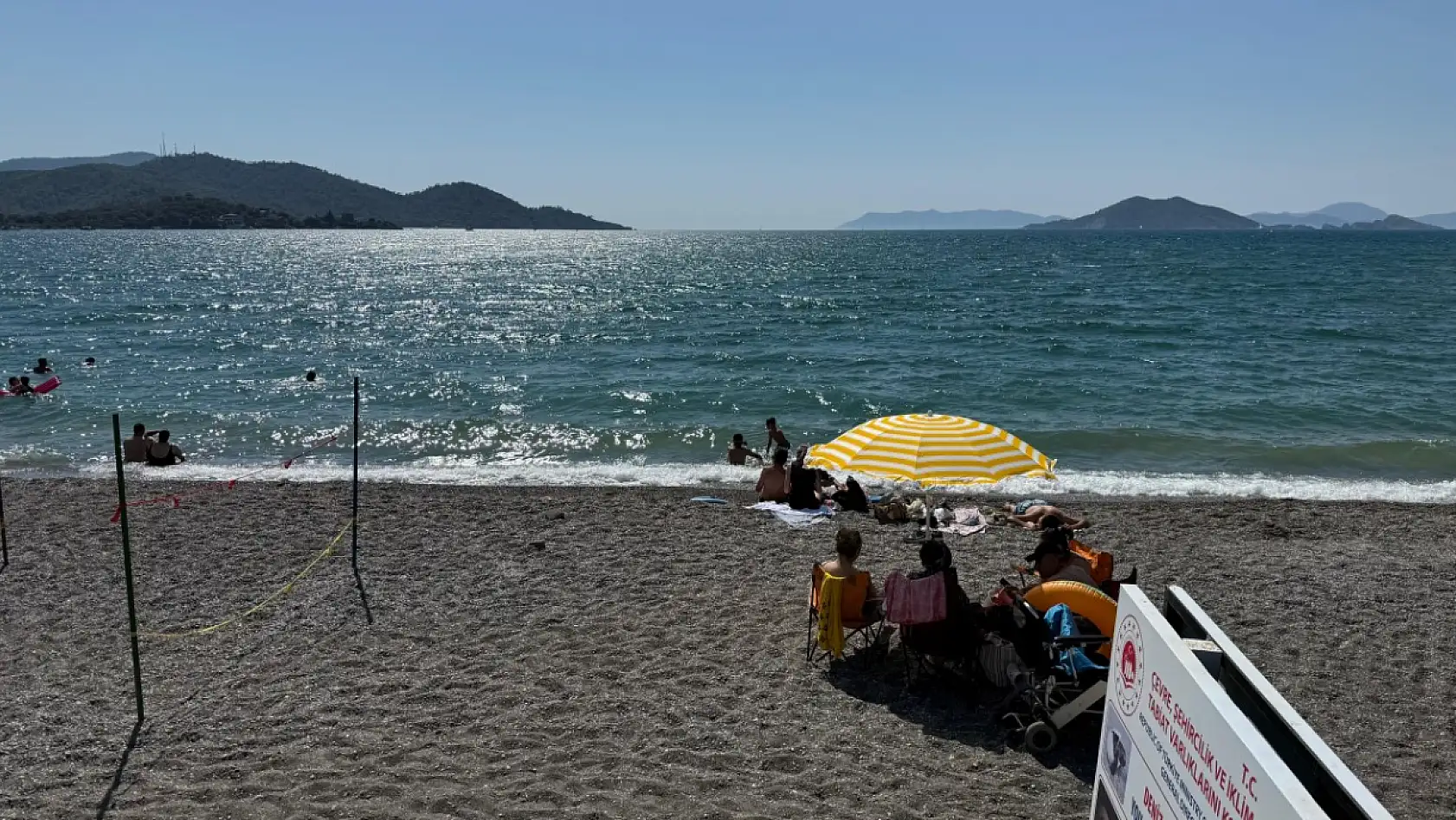 Fethiye Çalış Plajı'nda Sakinlik Hakim