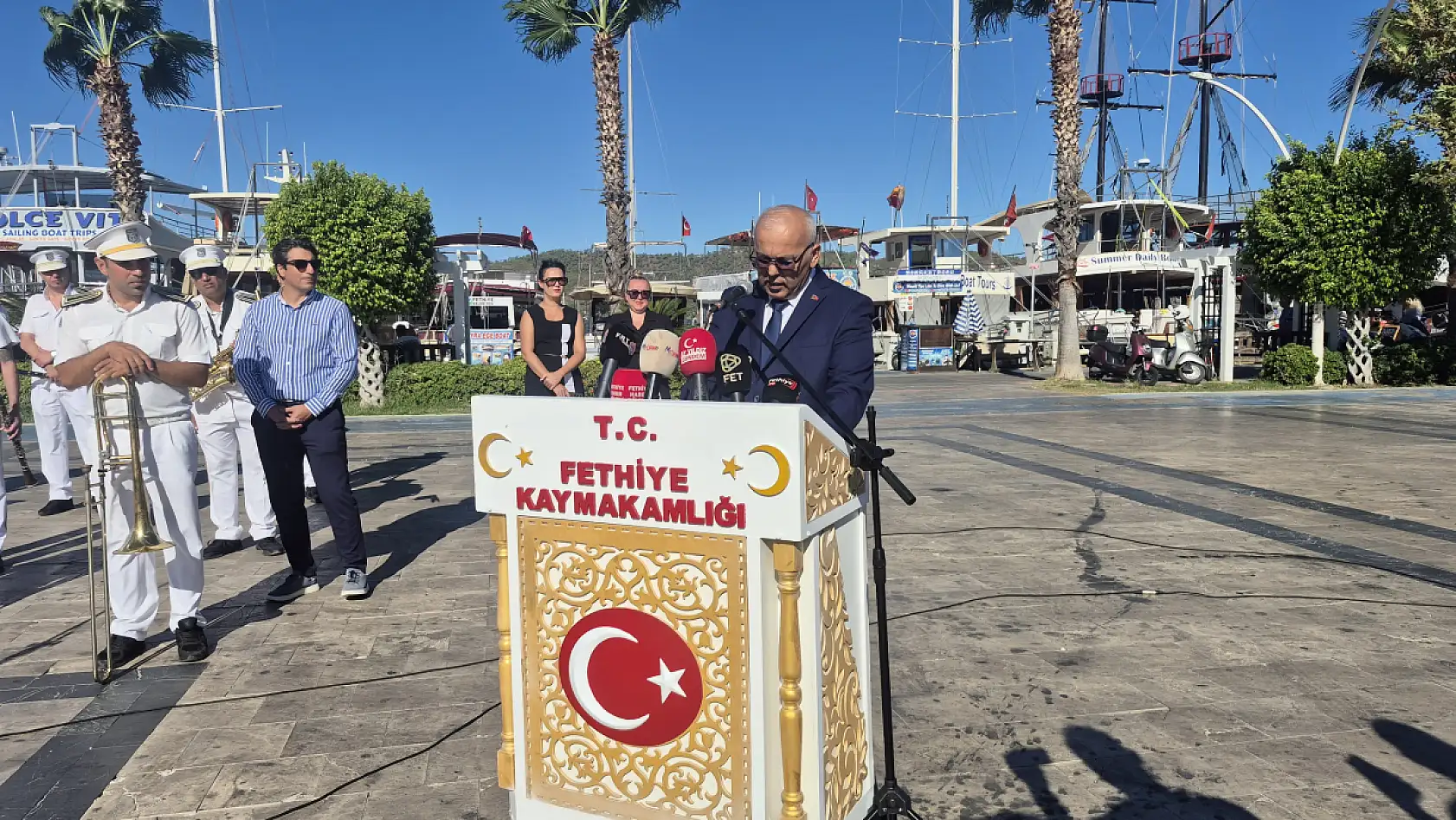 19 Eylül Gaziler Günü Fethiye'de de törenle kutlandı