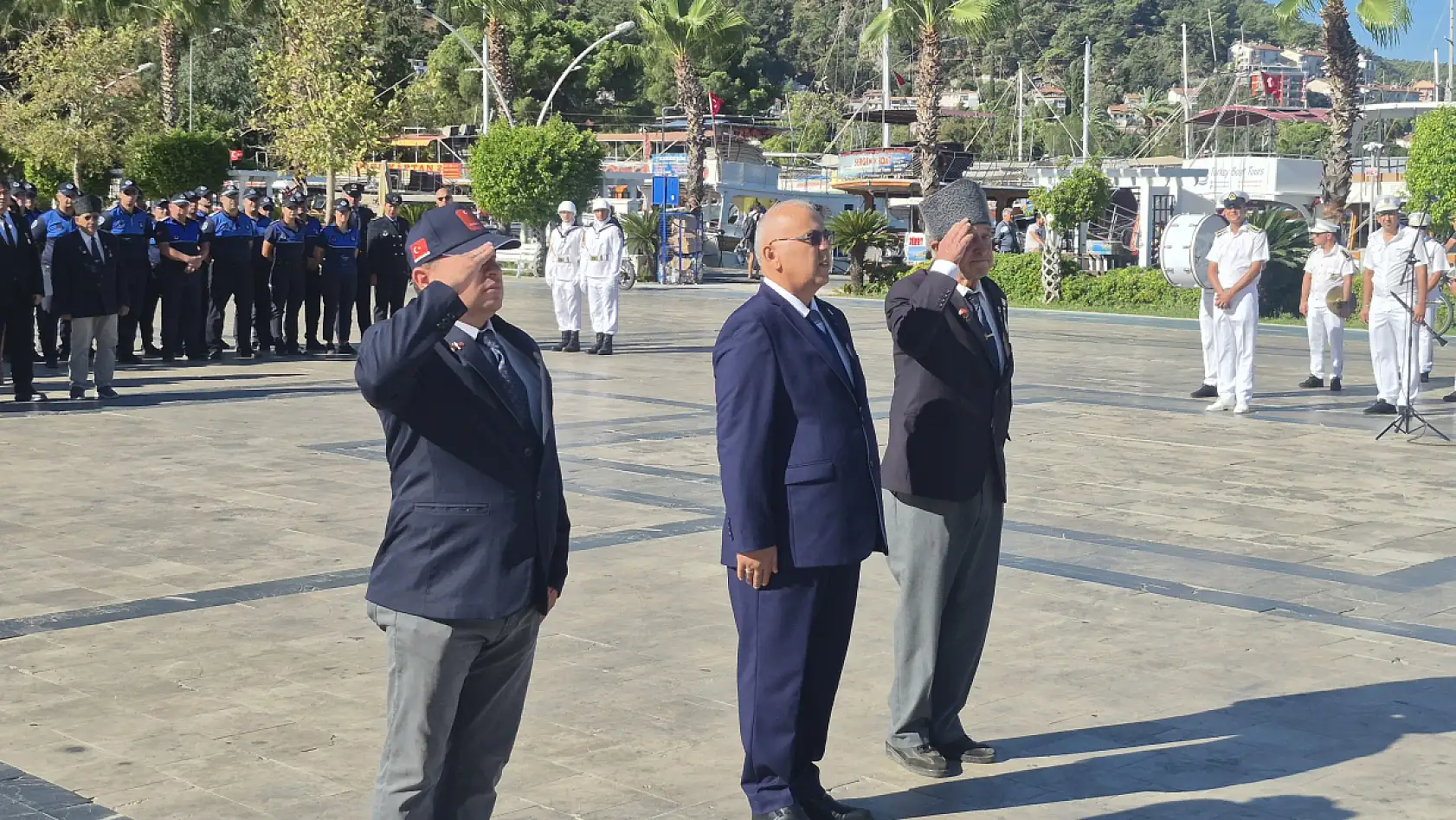 19 Eylül Gaziler Günü Fethiye'de de törenle kutlandı
