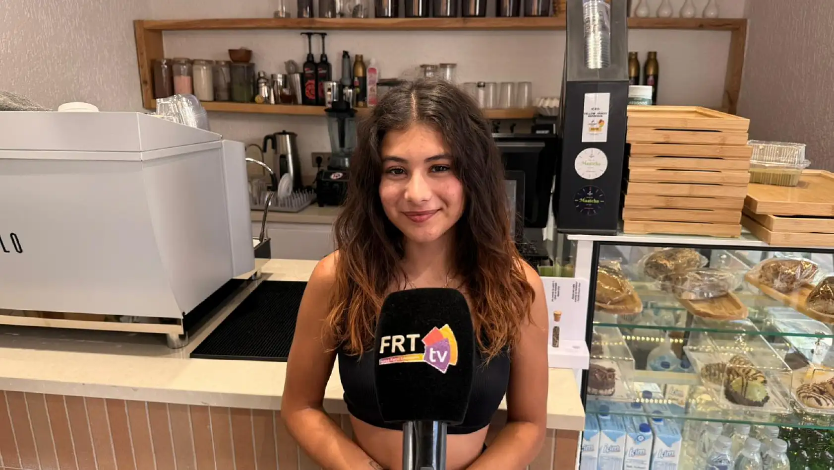 Fethiye'de Barista Eylül Topuz: 'Soğuk ve sıcak içecekler yoğun ilgi görüyor'