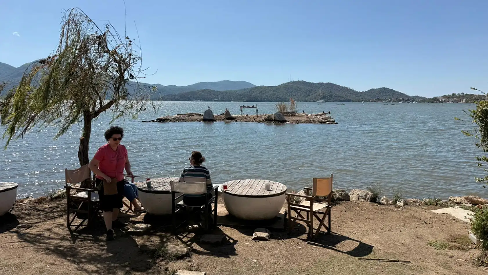 Fethiye Ördek Adası'nda Pazar keyfi