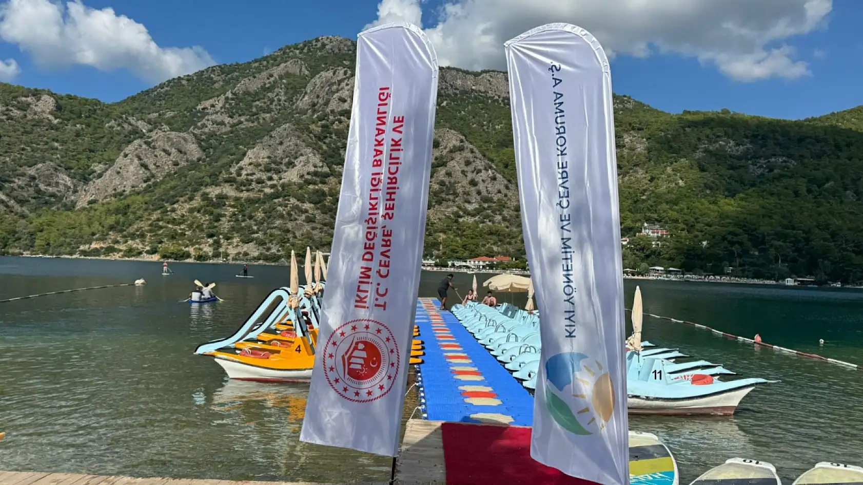 Ölüdeniz'de Çocuk Esirgeme Kurumu'ndan Gelen Çocuklar Denizin Keyfini Çıkardı