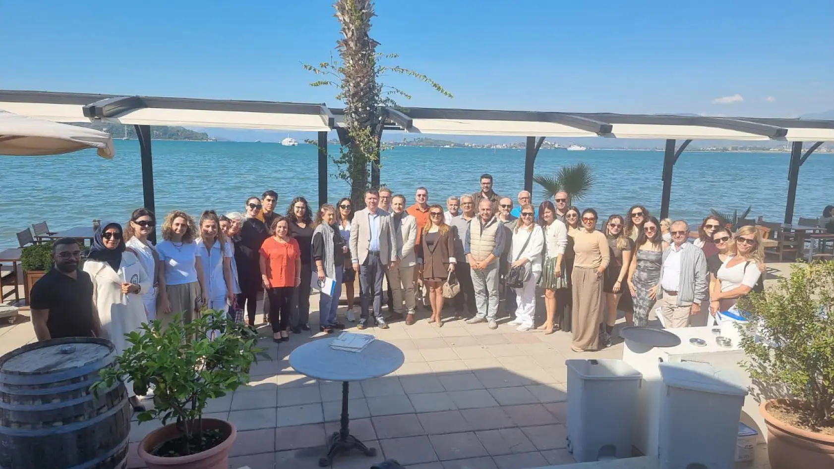 Muğla Eczacı Odası üyeleriyle kahvaltı da bir araya geldi