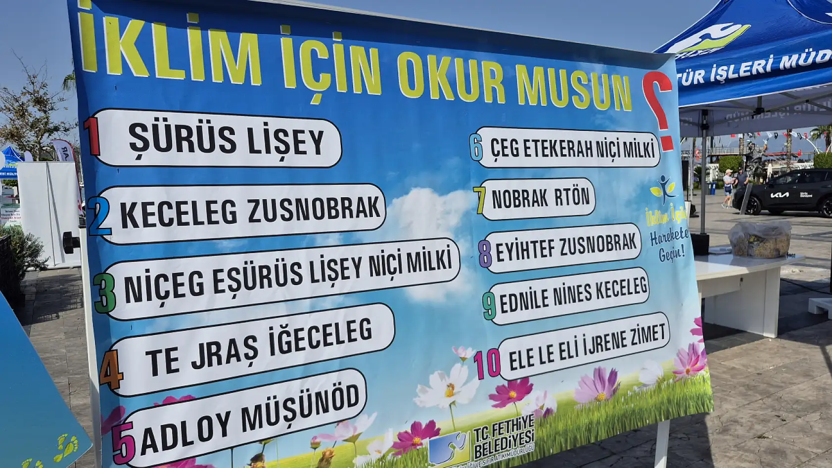 Fethiye'de İklim Değişikliği ile Mücadele Haftası etkinlikleri devam ediyor