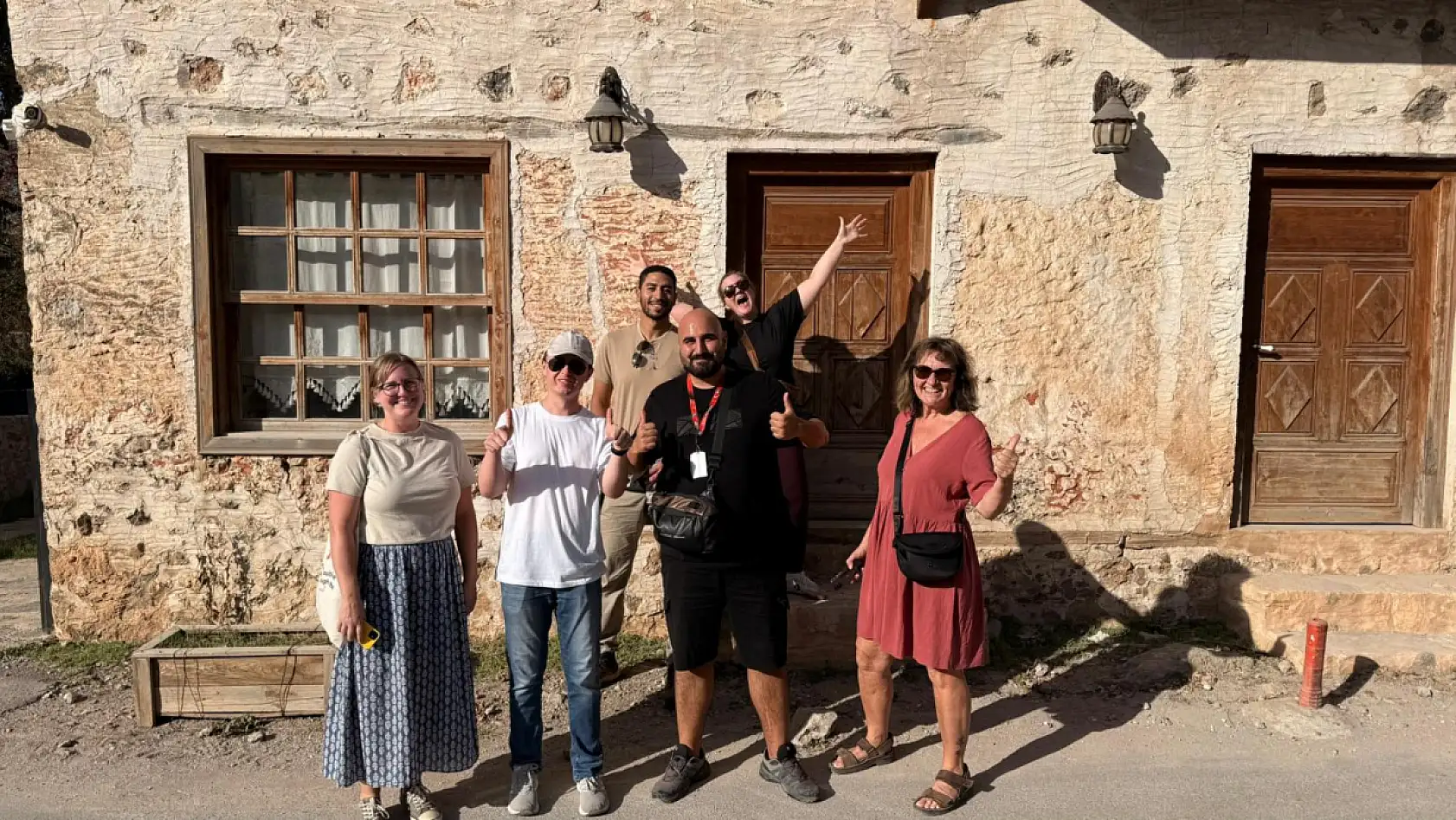 Turistler Kayaköy'de Keyifli Vakit Geçirdi