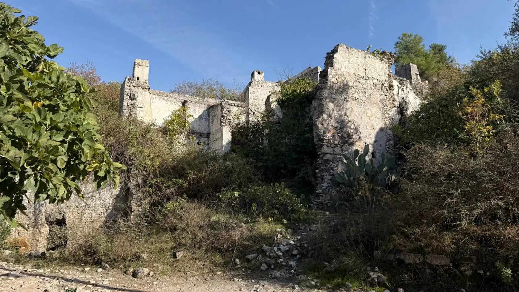 Turistler Kayaköy'de Keyifli Vakit Geçirdi