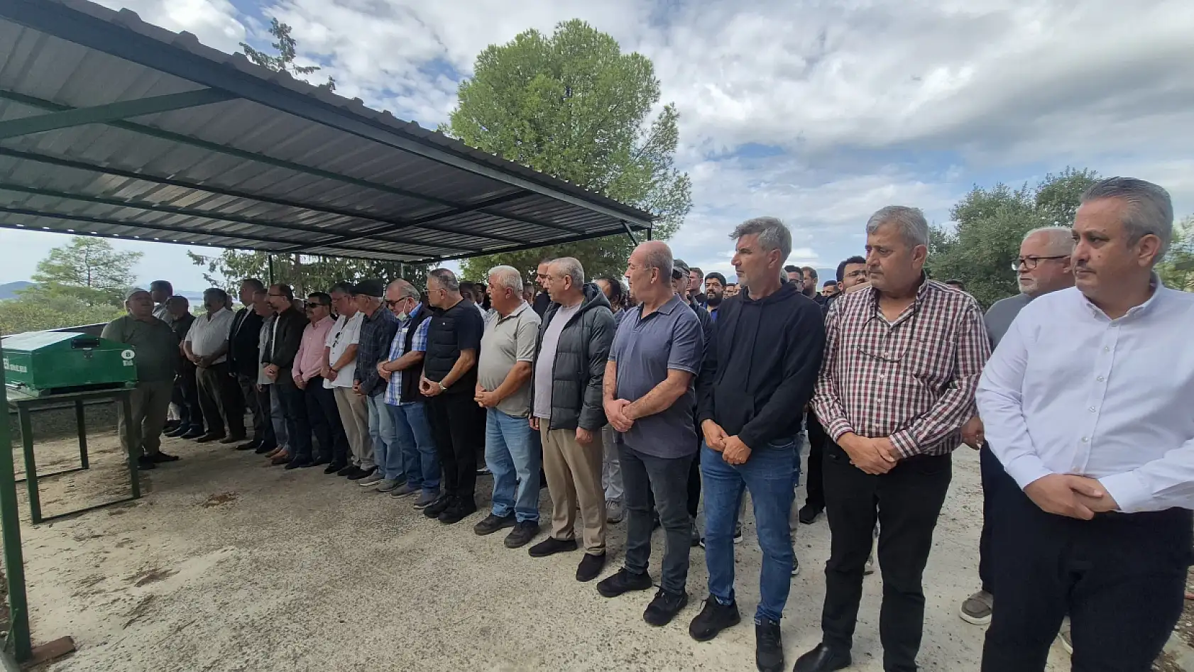 Fethiye'de Mete Ay'ın babası Hasan Ay son yolculuğuna uğurlandı