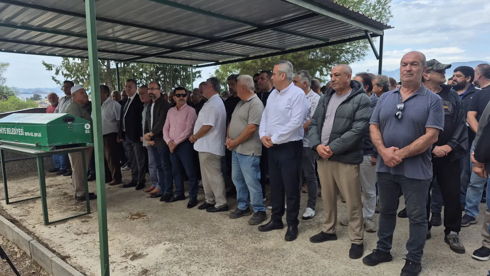 Fethiye'de Mete Ay'ın babası Hasan Ay son yolculuğuna uğurlandı