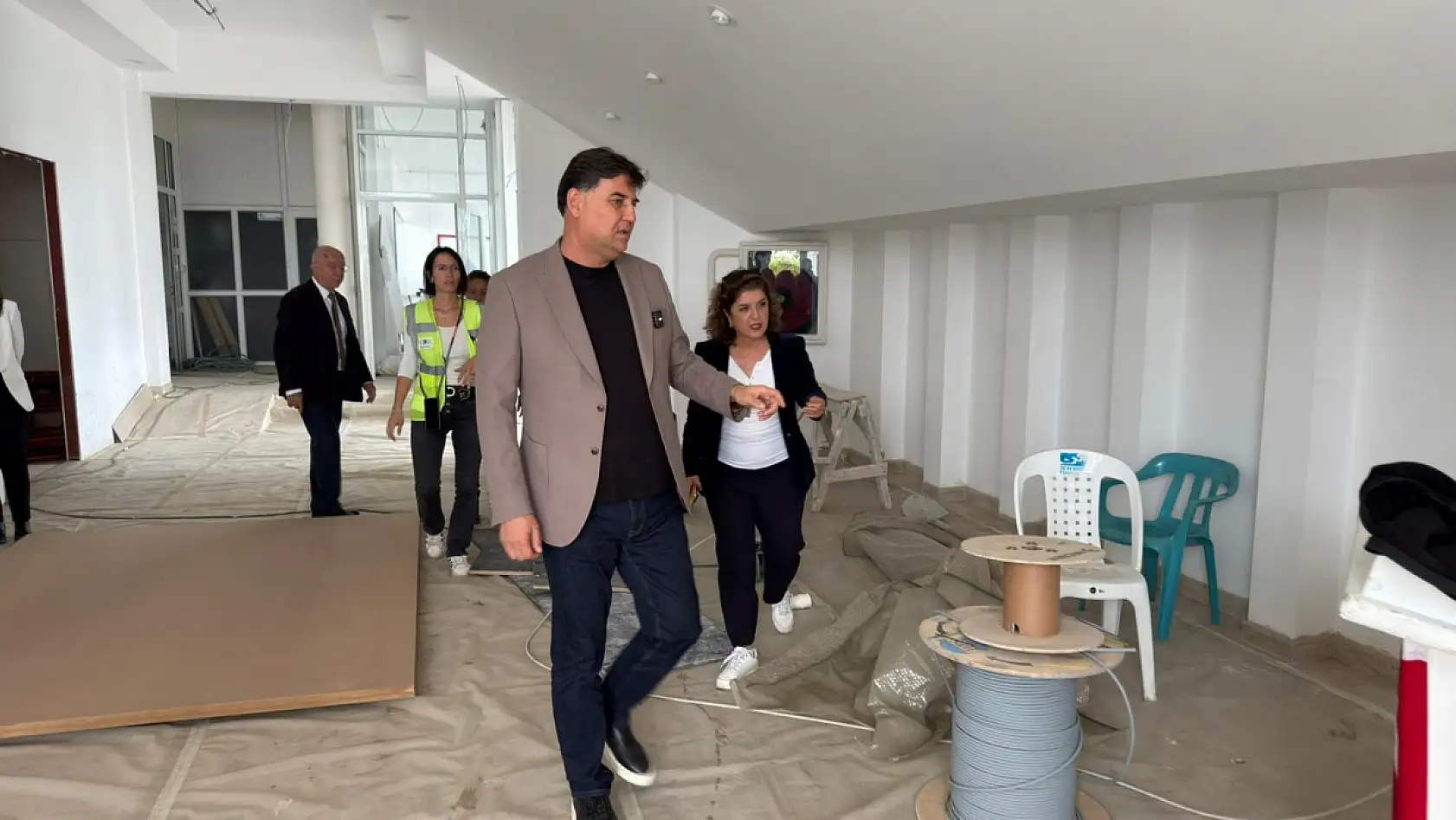 Fethiye Belediye Başkanı Karaca, FKM'de yapılan son düzenlemeleri yerinde inceledi