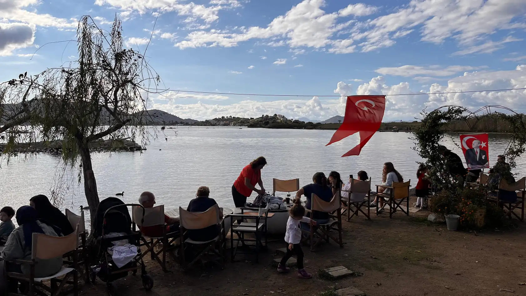 Fethiye Ördek Adası'nda hafta sonu yoğunluğu