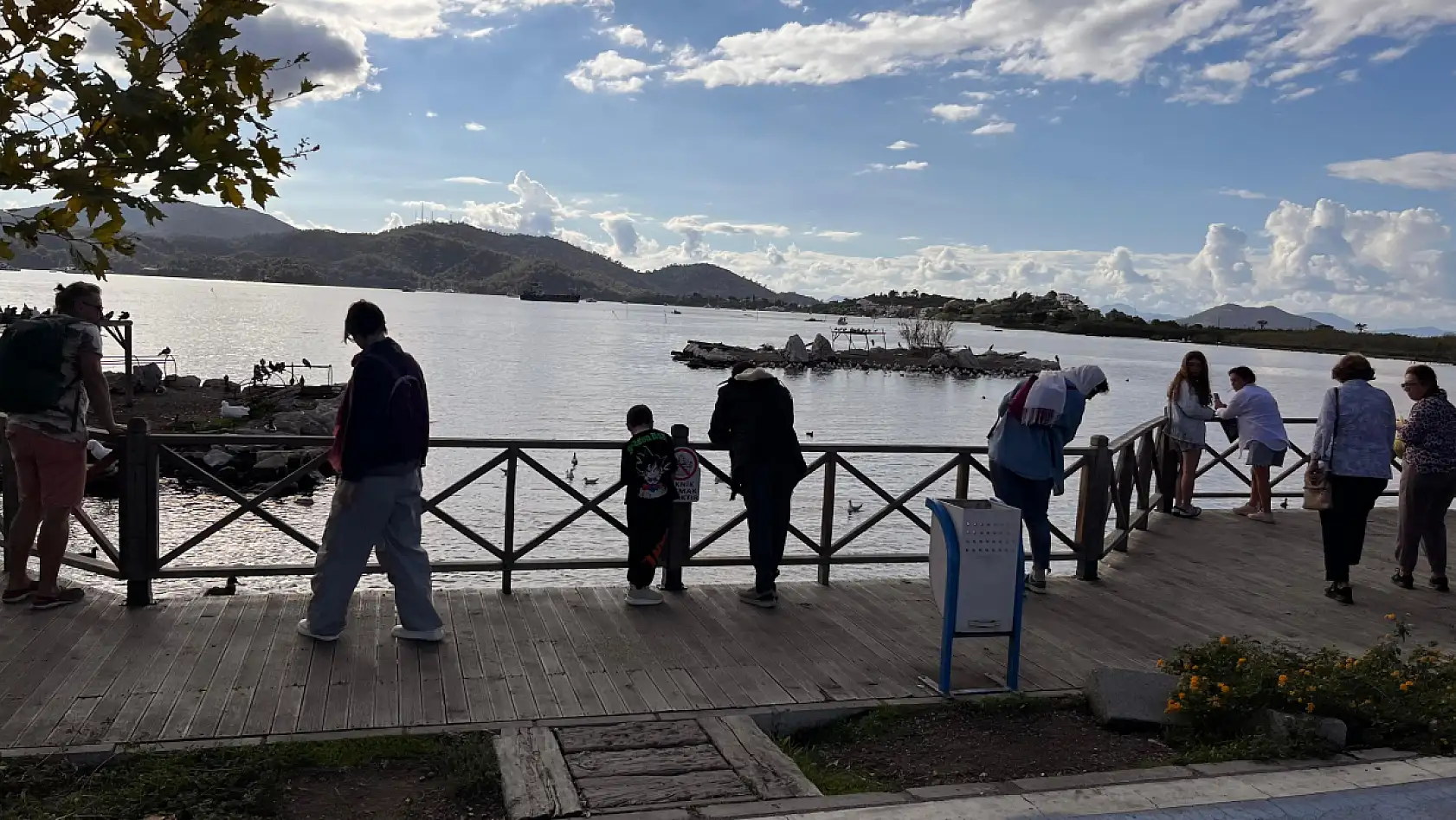 Fethiye Ördek Adası'nda hafta sonu yoğunluğu