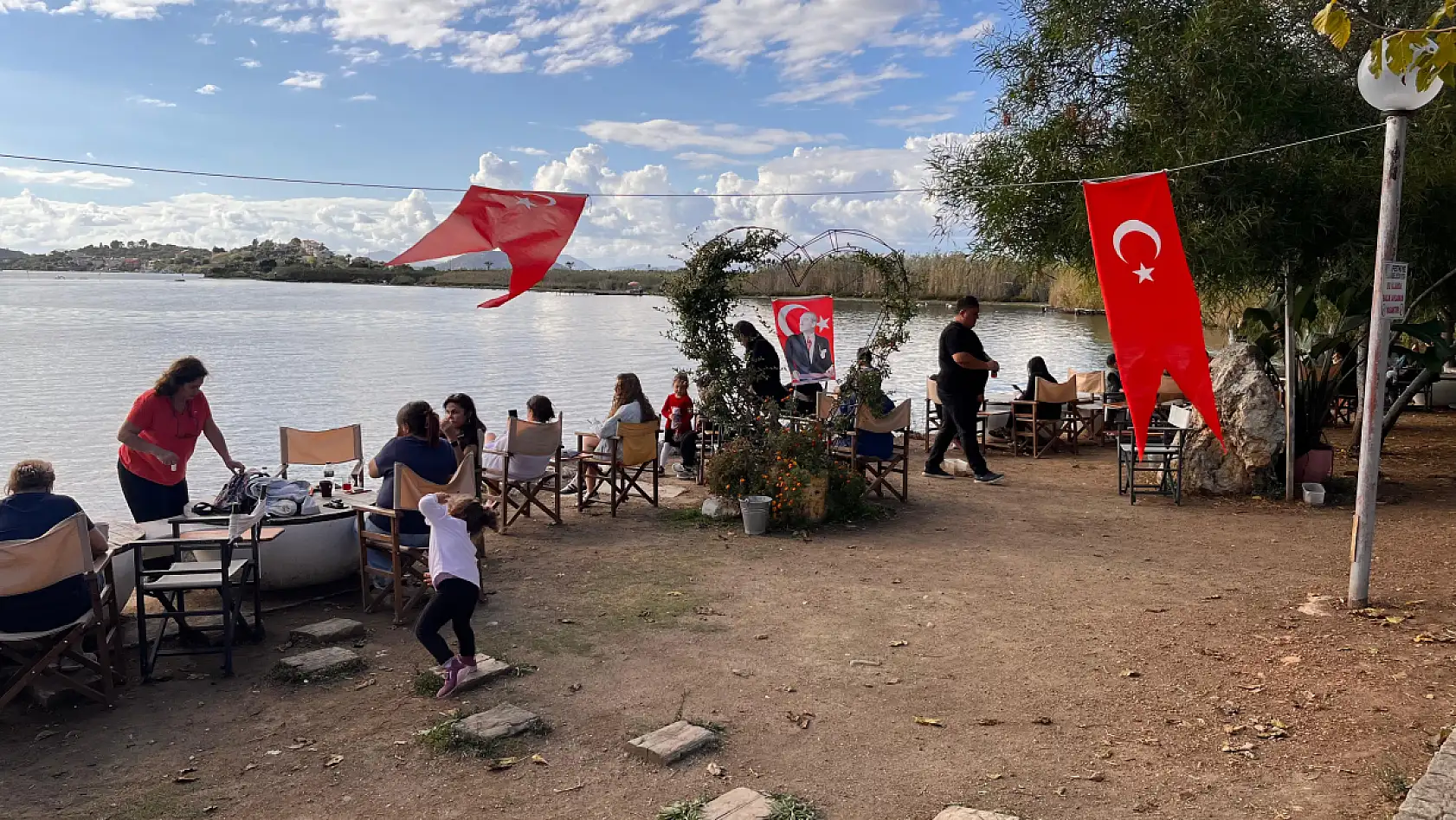 Fethiye Ördek Adası'nda hafta sonu yoğunluğu