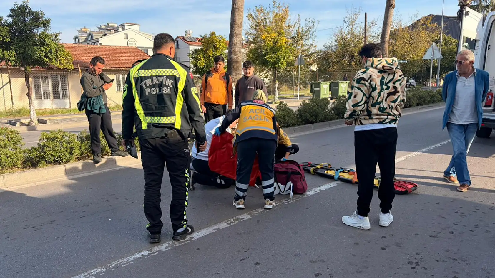 Fethiye Ovacık Köprüsü'nde motosiklet kazası: Sürücü yaralandı