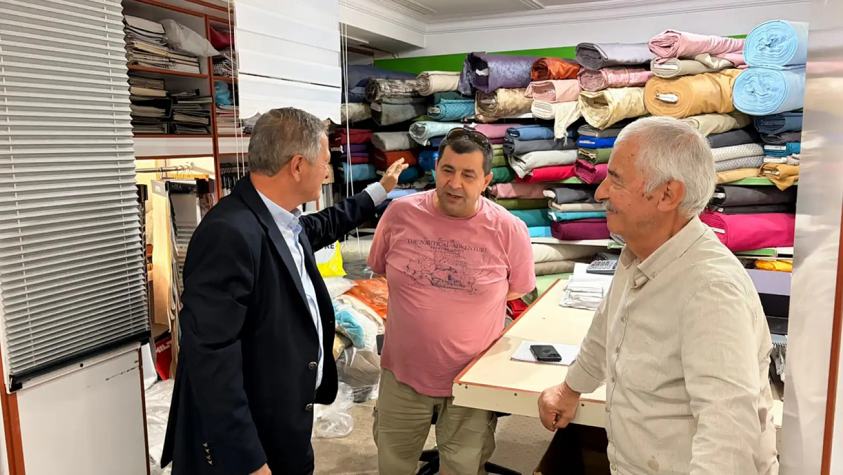 Fethiye Esnaf Odası Başkanı Soydemir'e esnaftan sıcak karşılama