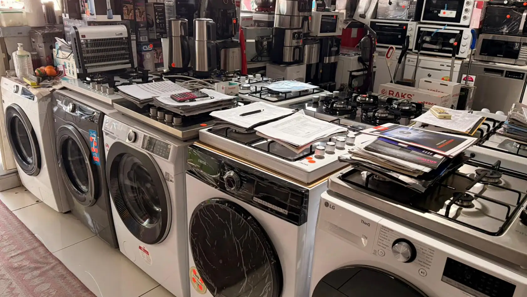 Fethiye'de beyaz eşya satışları durgun, fiyatlar yükseliyor