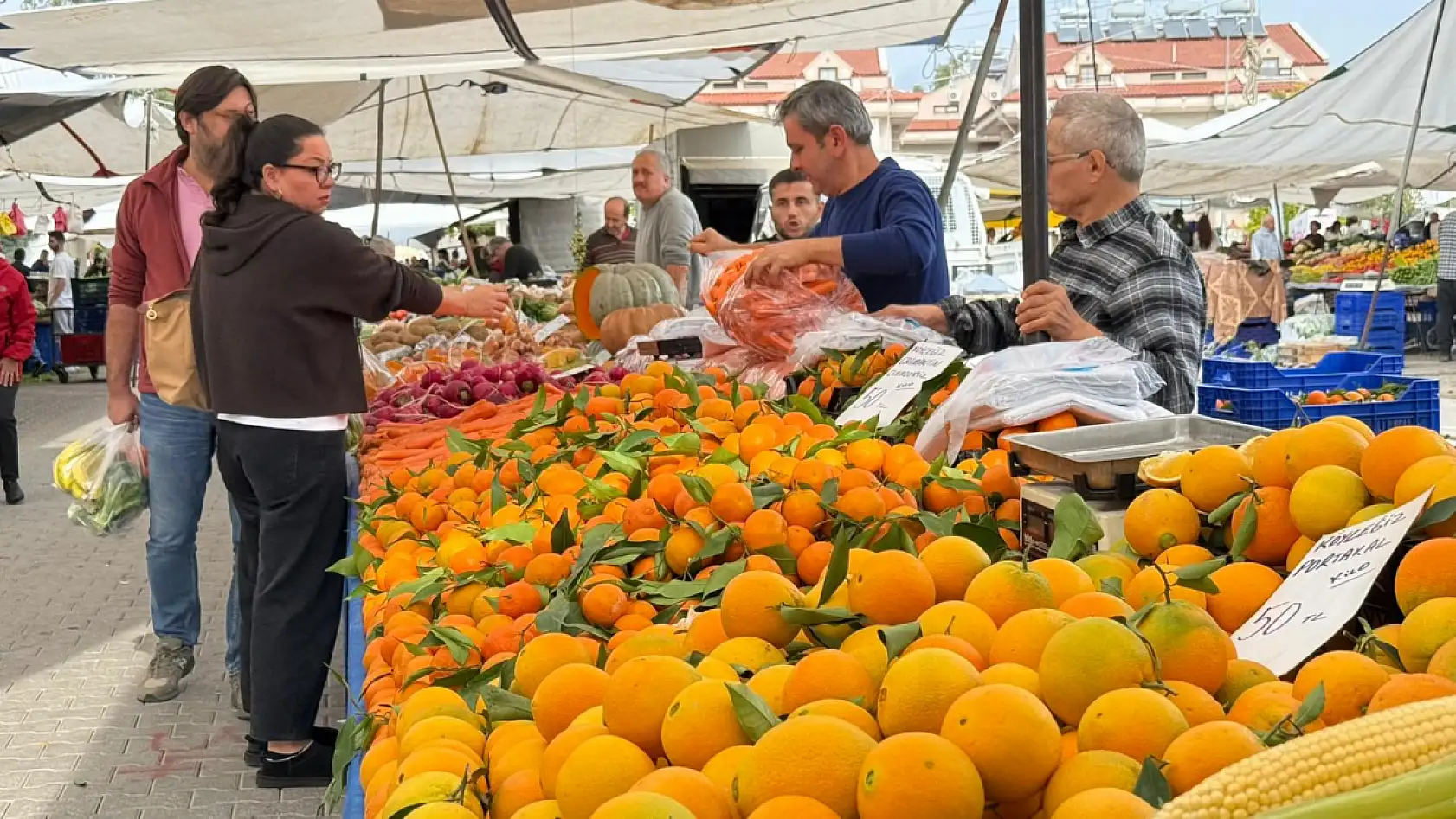Fethiye Pazar Pazarı'ndaki güncel fiyatlar