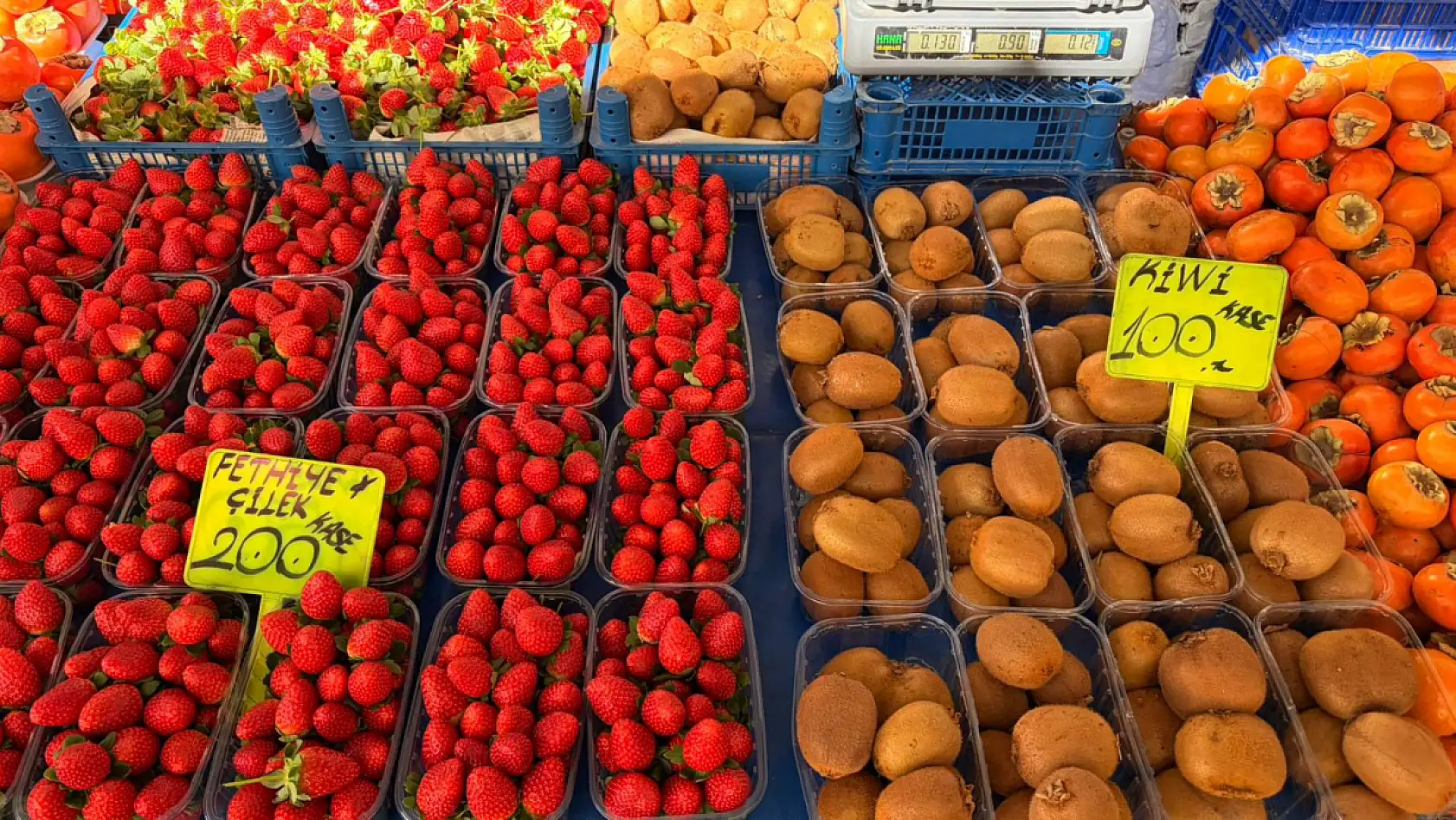 Fethiye Salı Pazarı'nda meyve fiyatları nasıl