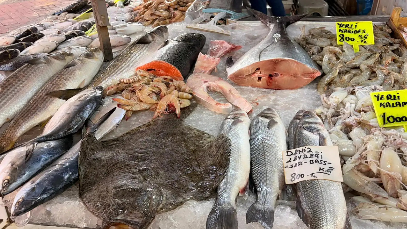 Fethiye Balık Hali'nde tezgâhlar dolu: Hamsi ucuz, Barbun cep yakıyor