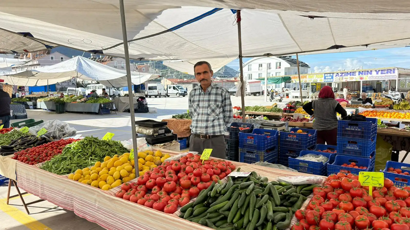 Fethiye Perşembe Pazarı'nda satışlar durgun