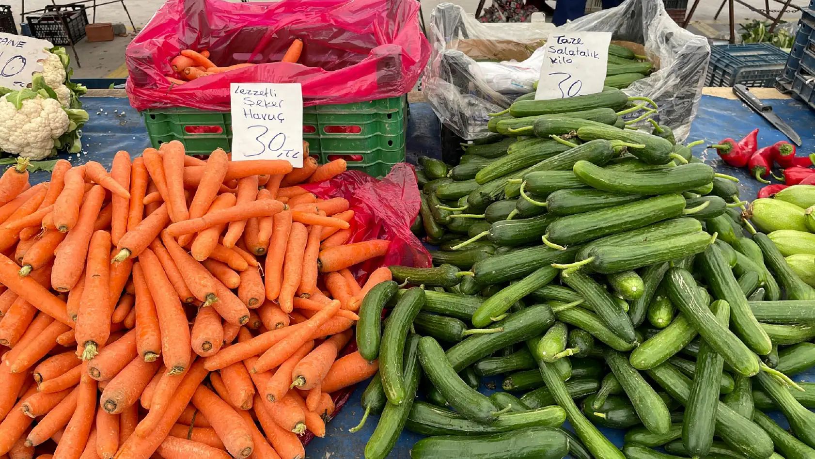 Fethiye'de Perşembe Pazarı'nda güncel fiyatlar