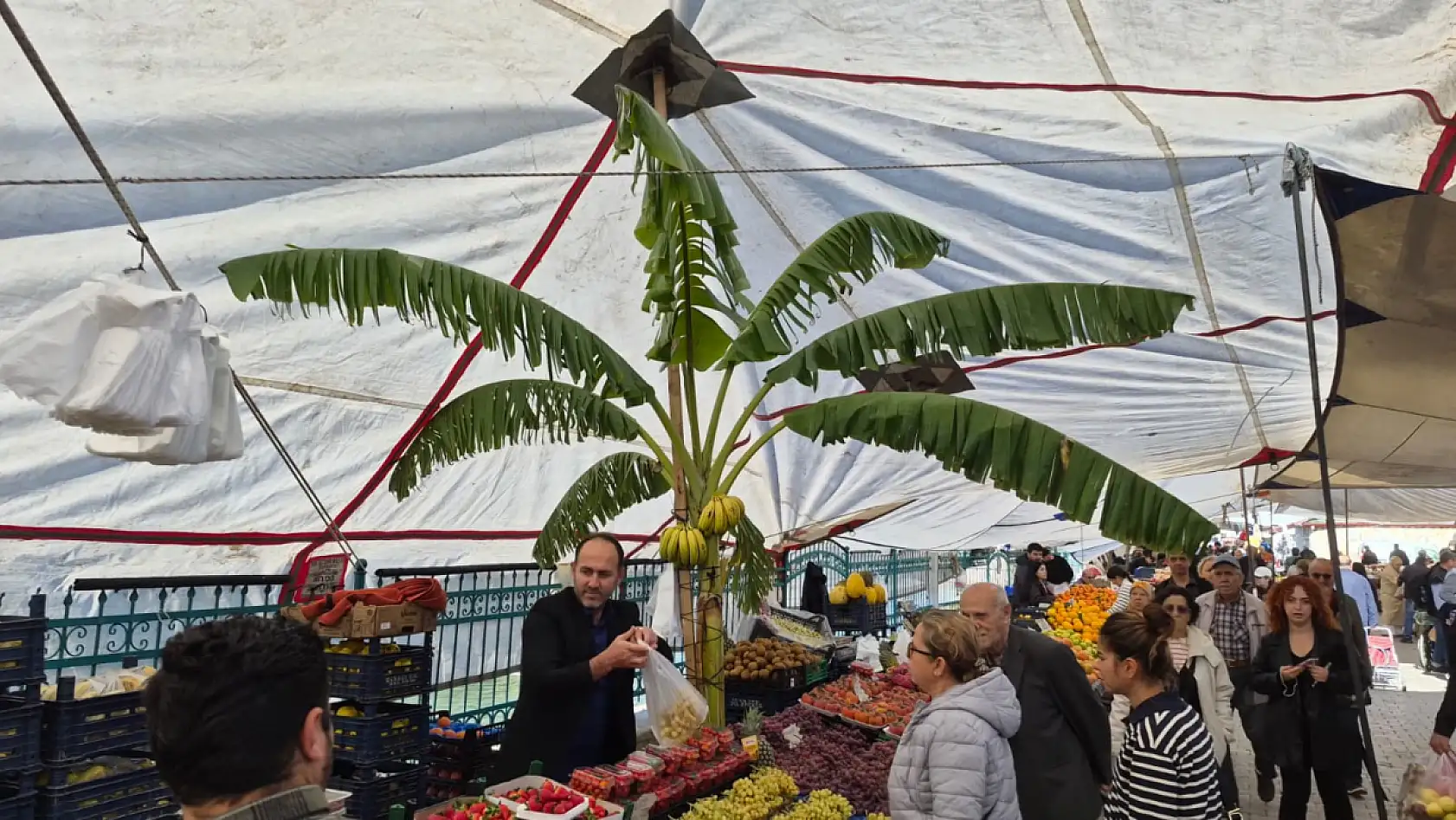 Fethiye Salı Pazarı'nda meyve satışlarında düşüş: 'Ekonomi vatandaşı zorluyor'