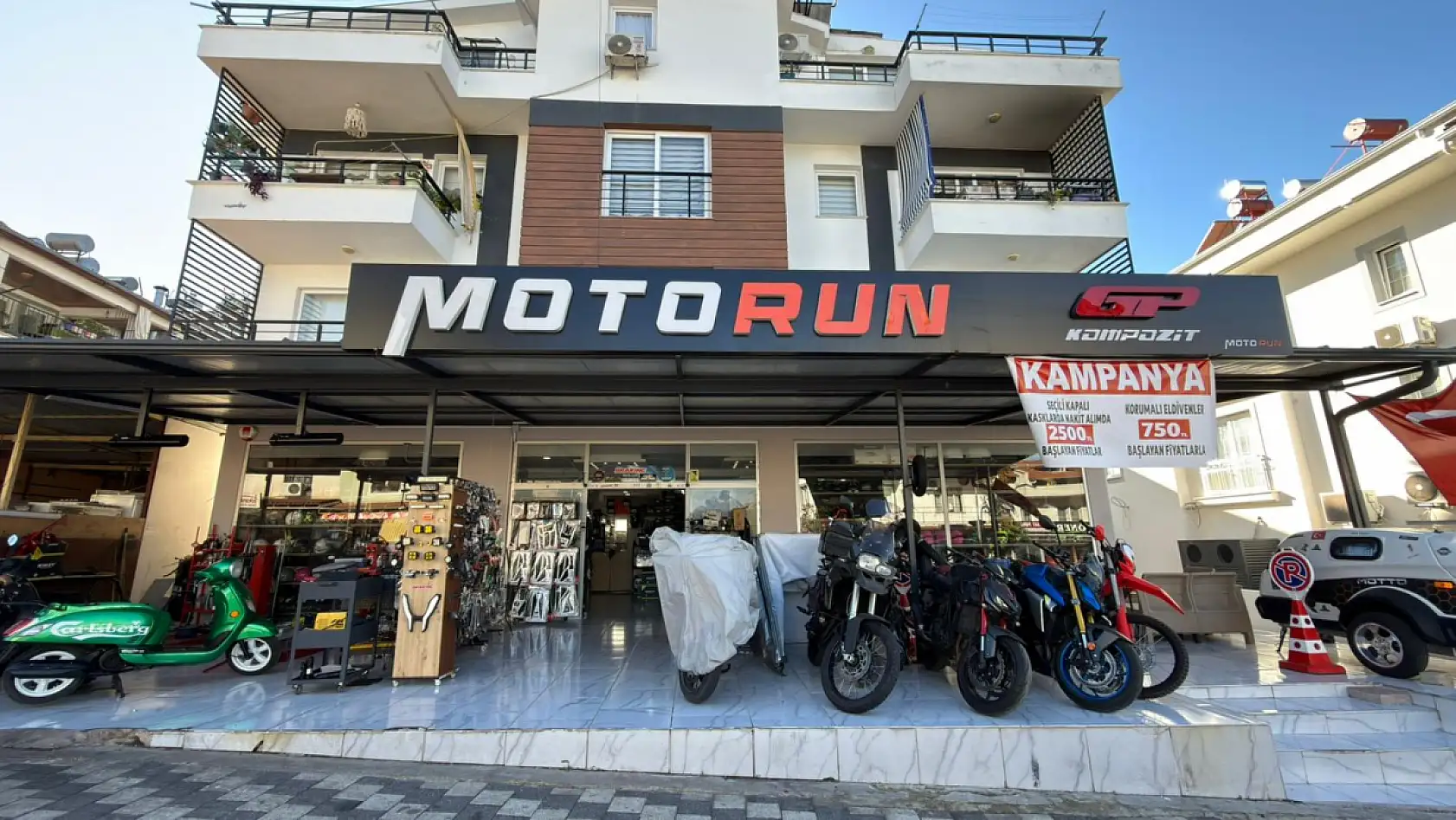 Motorun Motosiklet Mağazası Fethiye'de yoğun ilgi görüyor