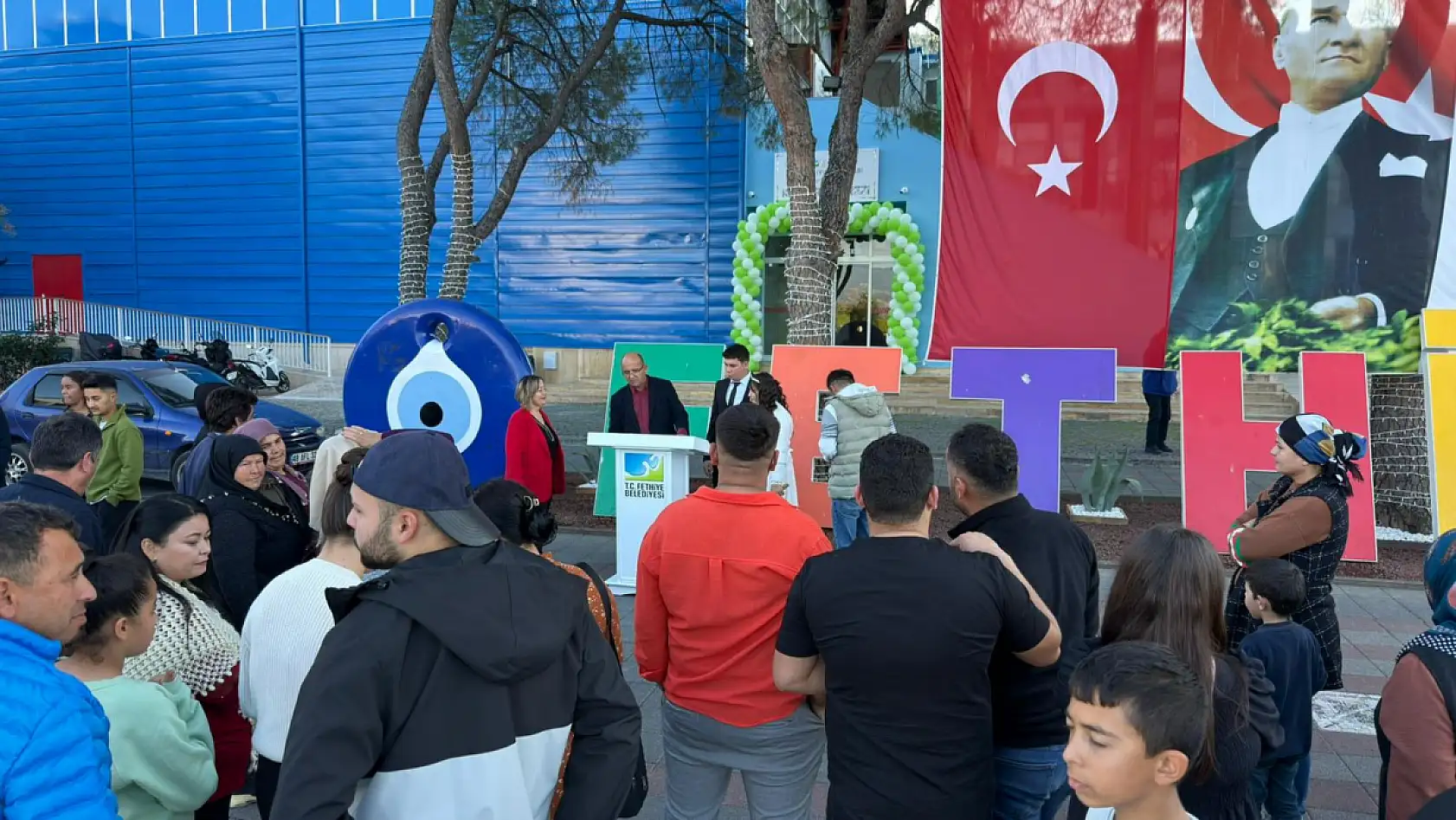 Yılın son özel günü 12.12.2025: Fethiye'de 9 çift mutluluğa 'evet' dedi