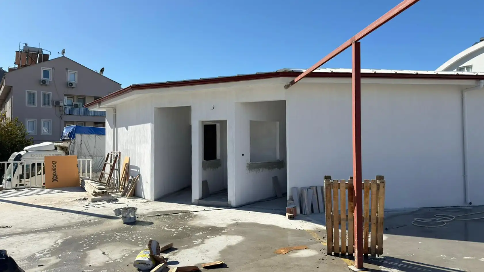 Fethiye Perşembe Pazarı'na modern tuvalet geliyor