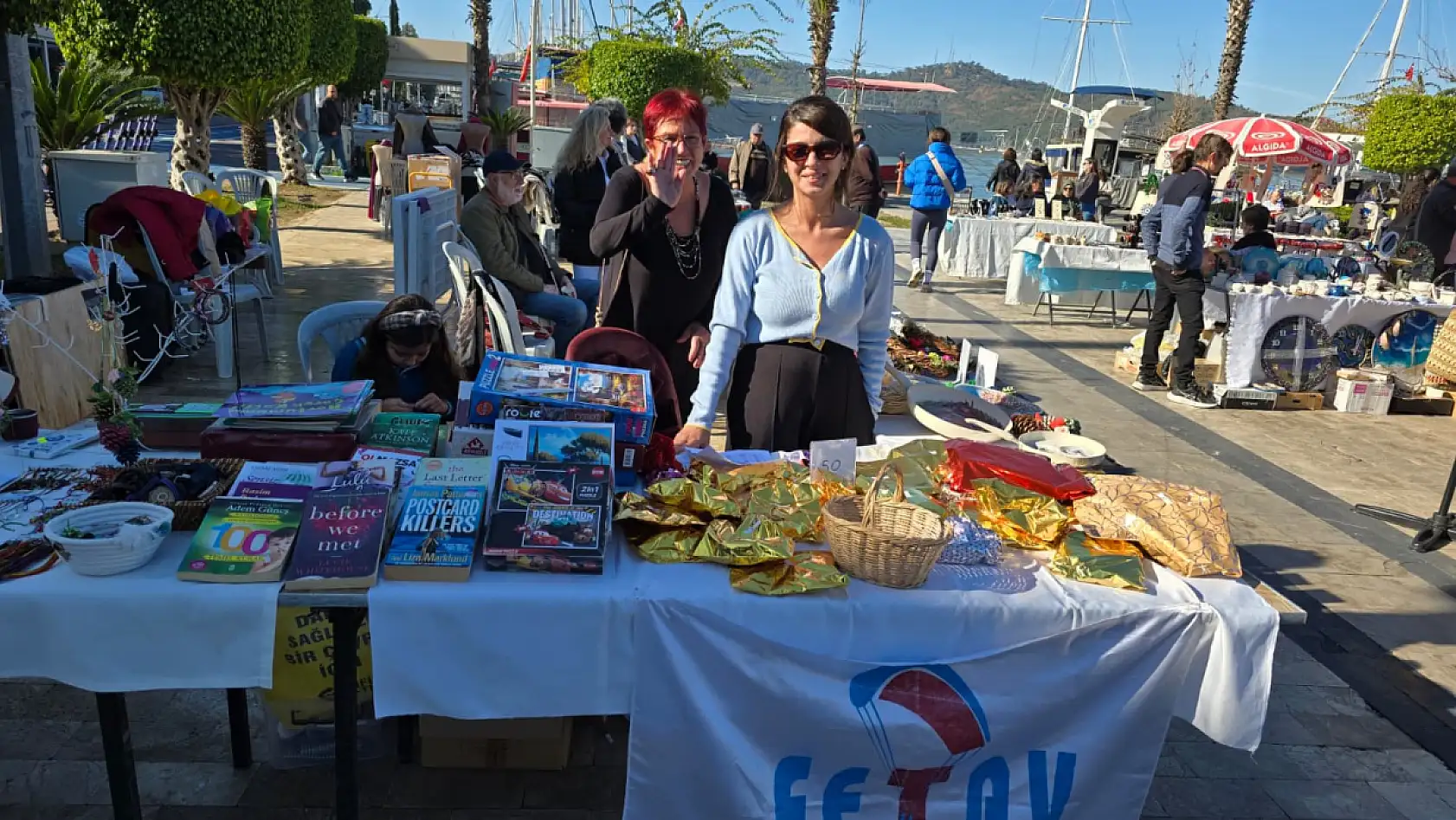 Fethiye'de 3 gün sürecek Yeni Yıl Pazarı açıldı