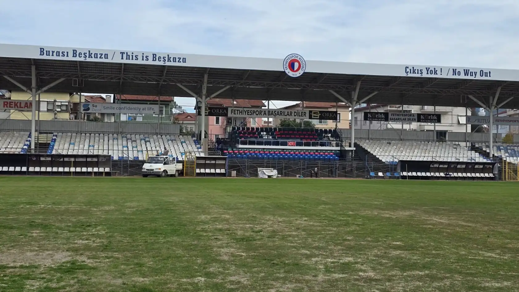 Galatasaray Maçı Öncesi Fethiye İlçe Stadı'nda Yoğun Hazırlık