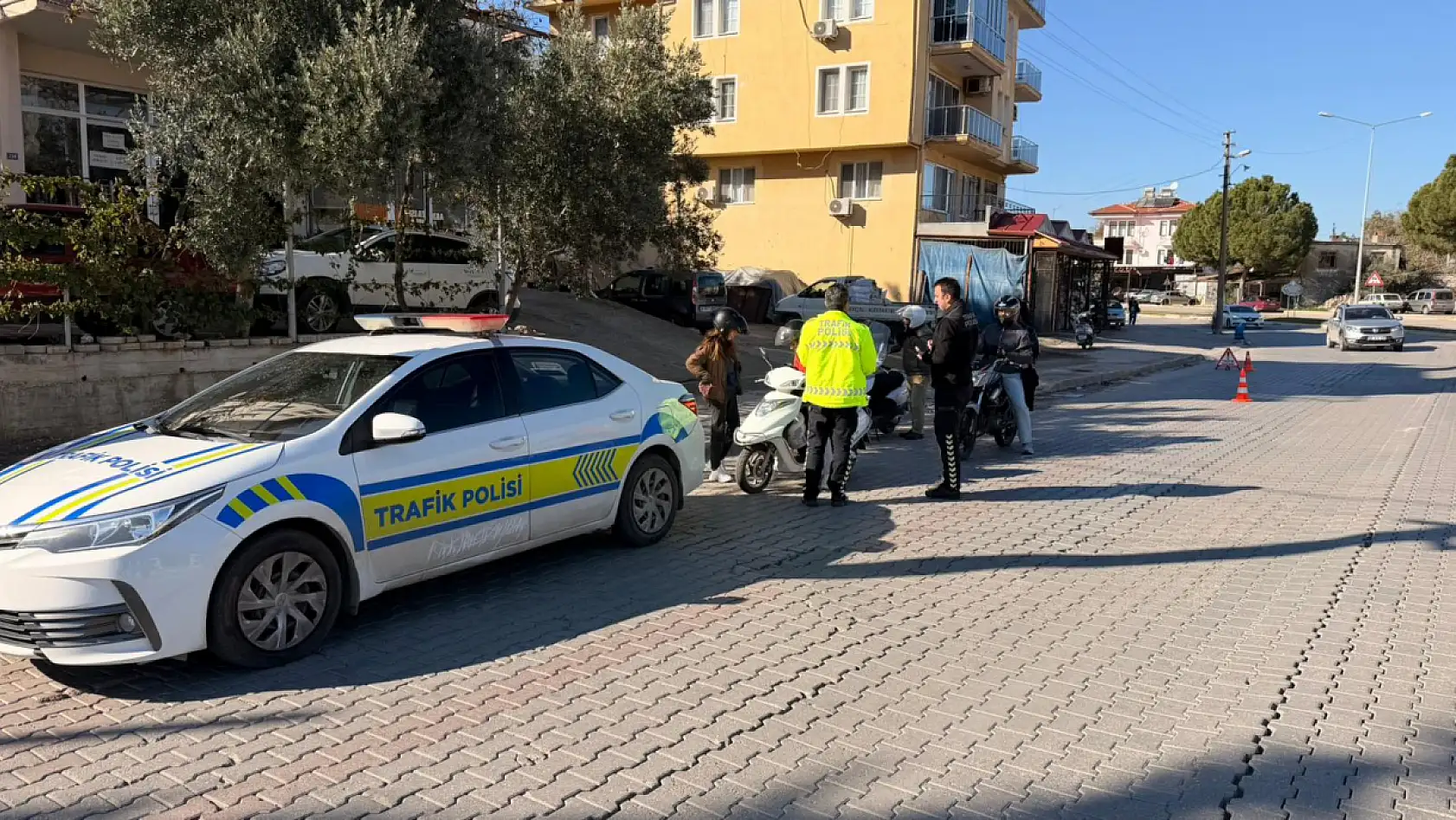 Fethiye Karaçulha Mahallesi Çalıca Kavşağı'nda motosiklet denetimi