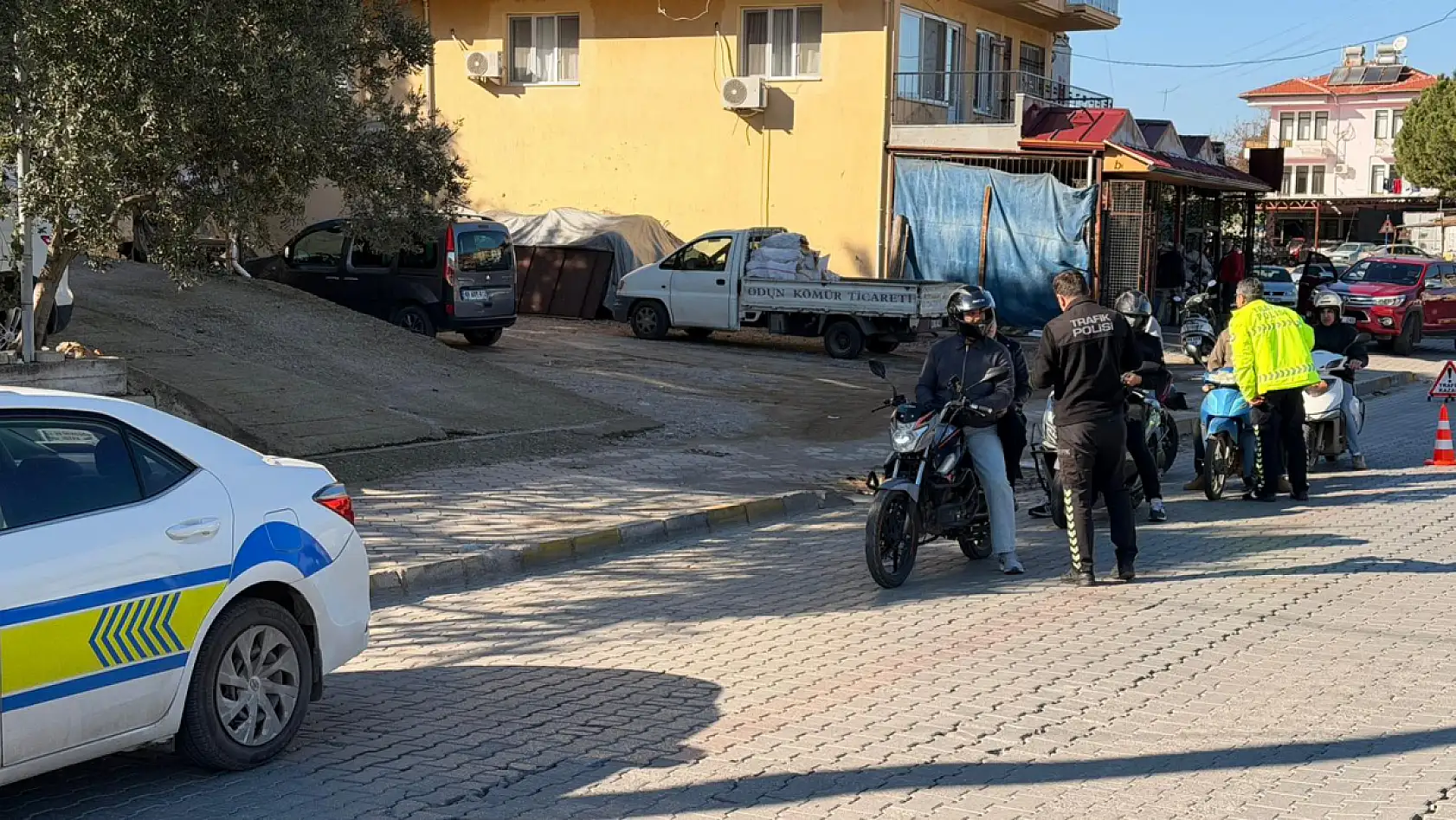 Fethiye Karaçulha Mahallesi Çalıca Kavşağı'nda motosiklet denetimi