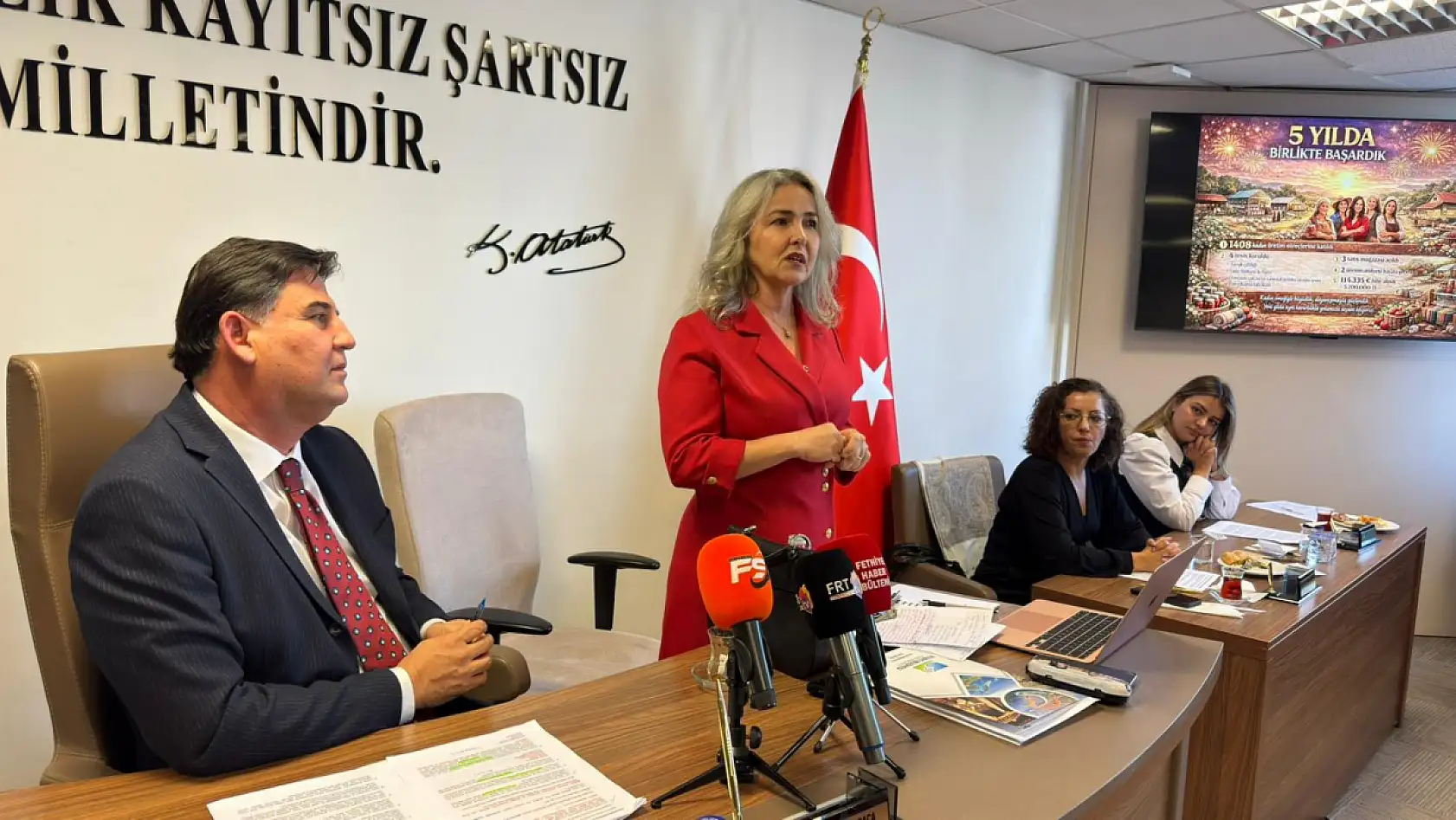 Likya Kadın Kooperatifi'nin 5 yıllık faaliyet raporu Fethiye Belediye Meclisi'nde sunuldu