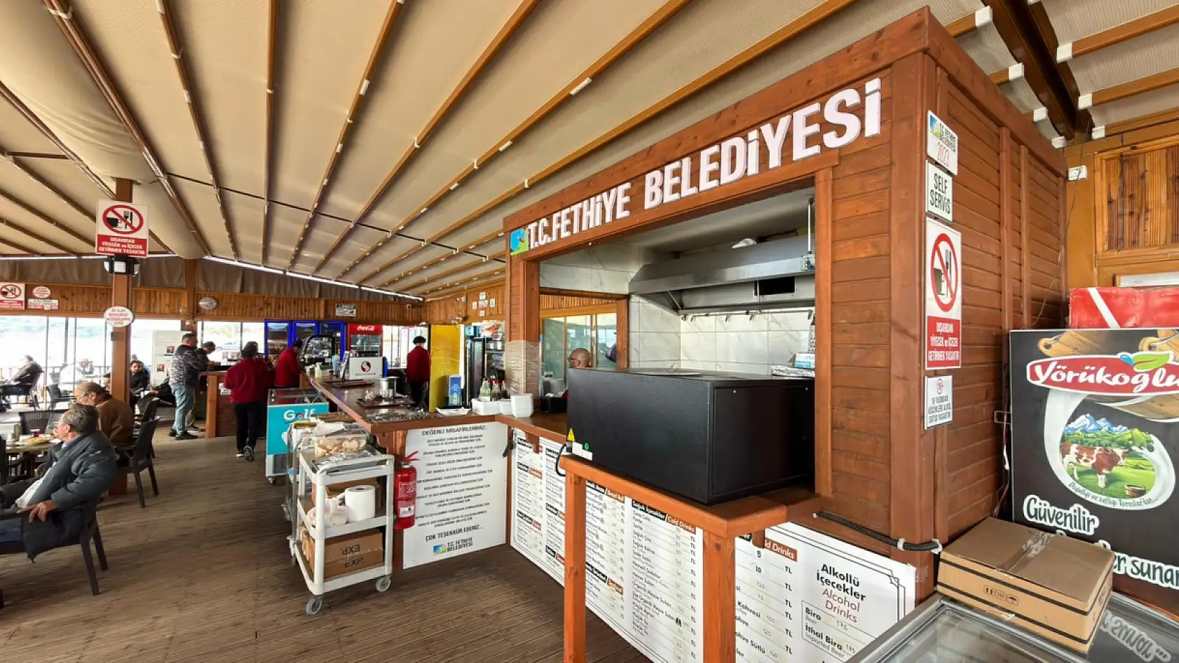 Çalış Halk Plajı kış sezonunda da vatandaşın uğrak noktası oldu