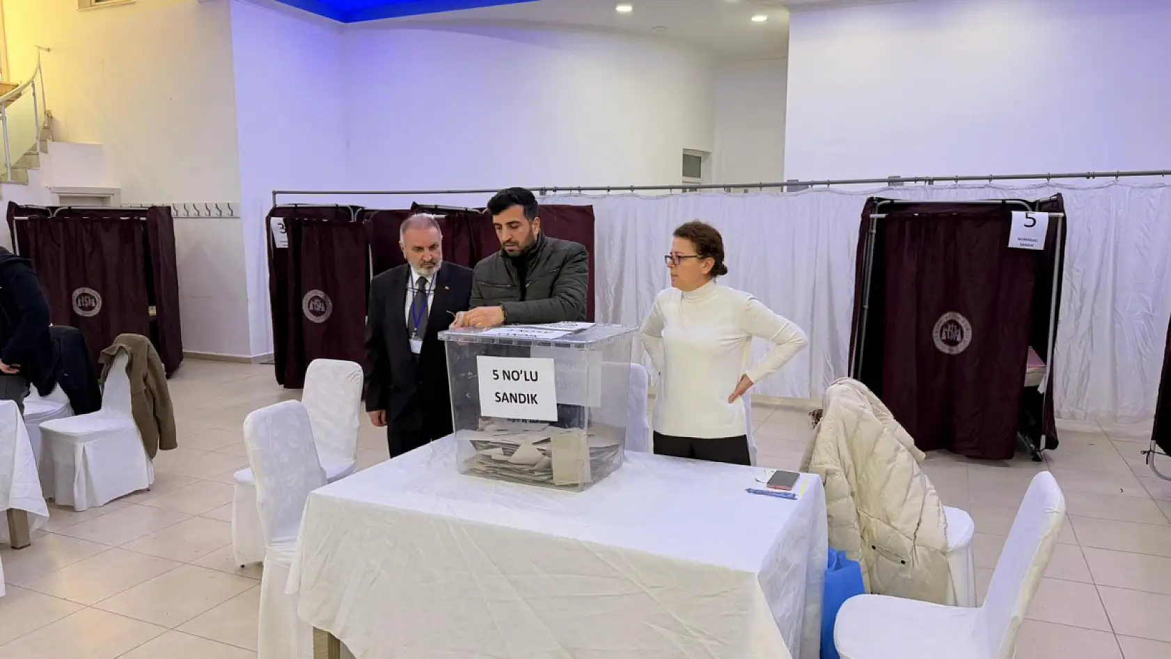 Seydikemer Esnaf Odası'nda oy verme tamamlandı, sayım başladı