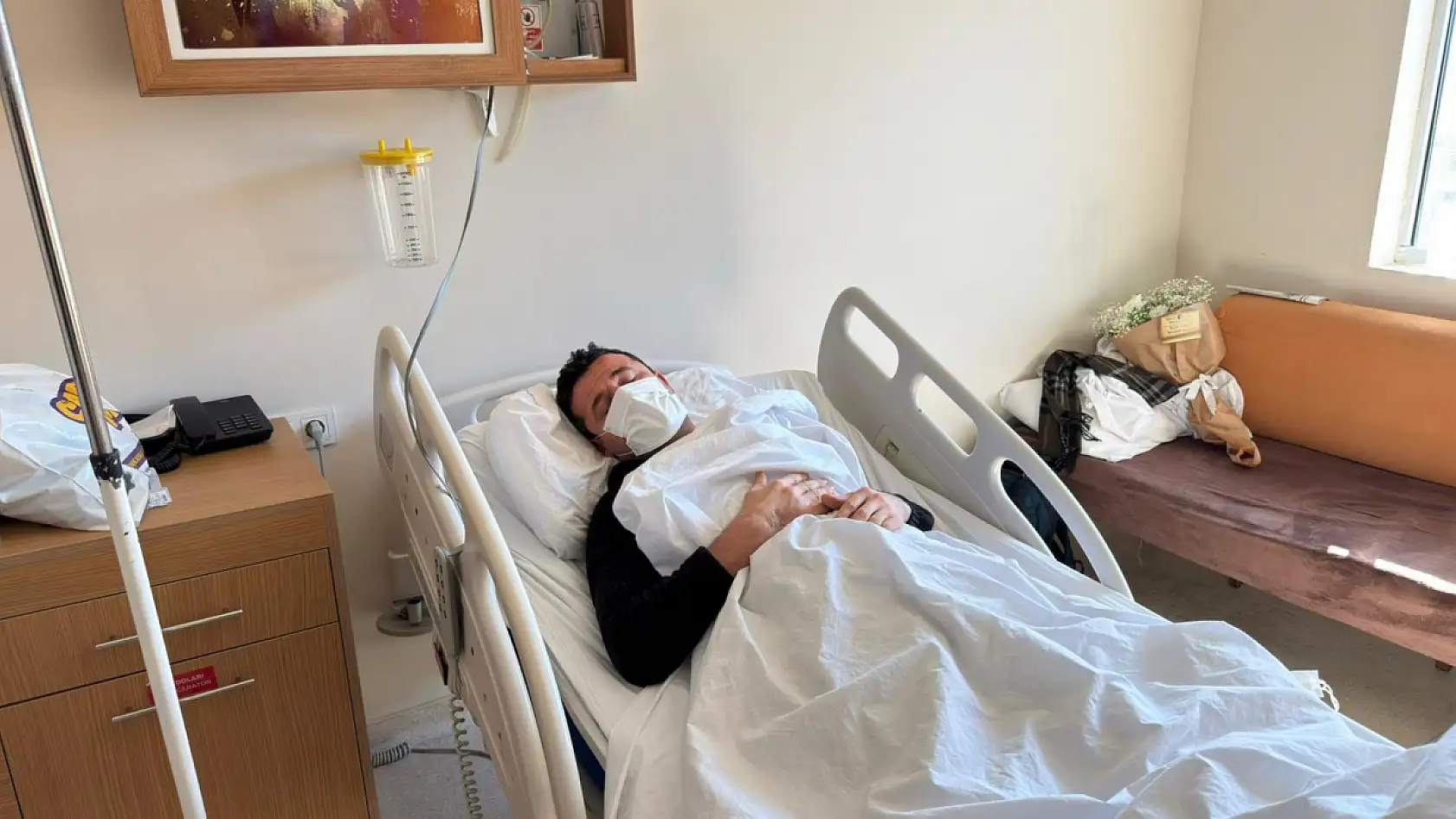 Fethiyespor–Galatasaray Maçında tribünden düşen Murat Bayat taburcu oldu