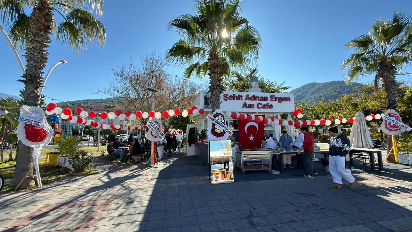 Şehit Adnan Ergen'in ismi Fethiye'de açılan Anı Kafe'de yaşatılacak