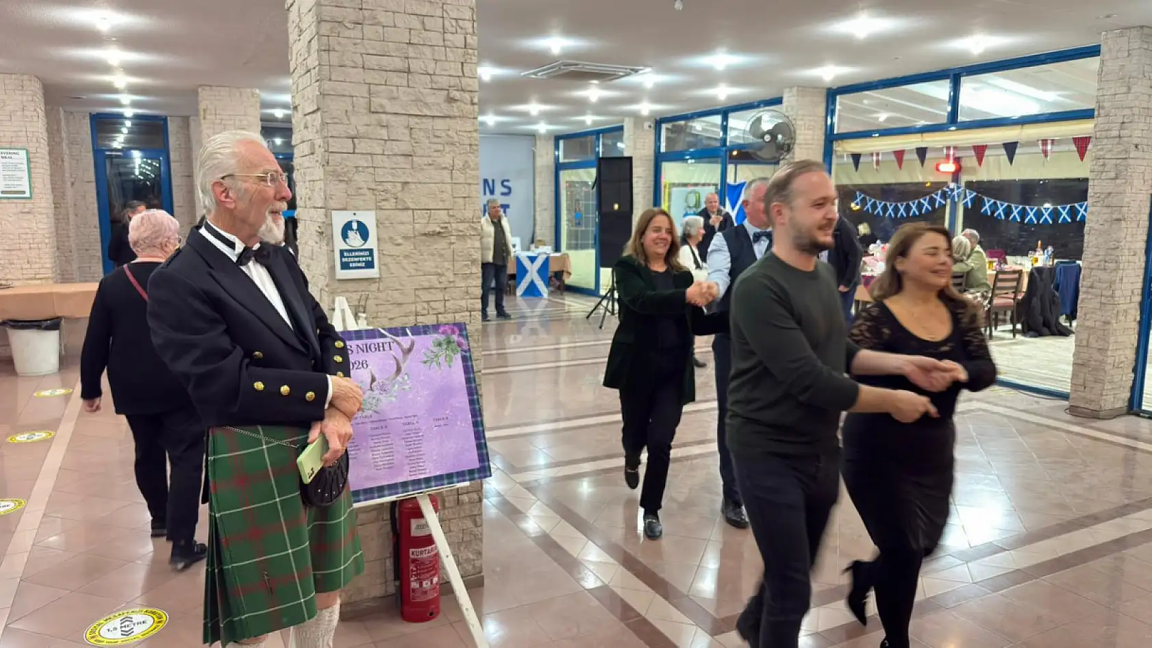 Fethiye'de 'İskoç Gecesi' renkli görüntülere sahne oldu