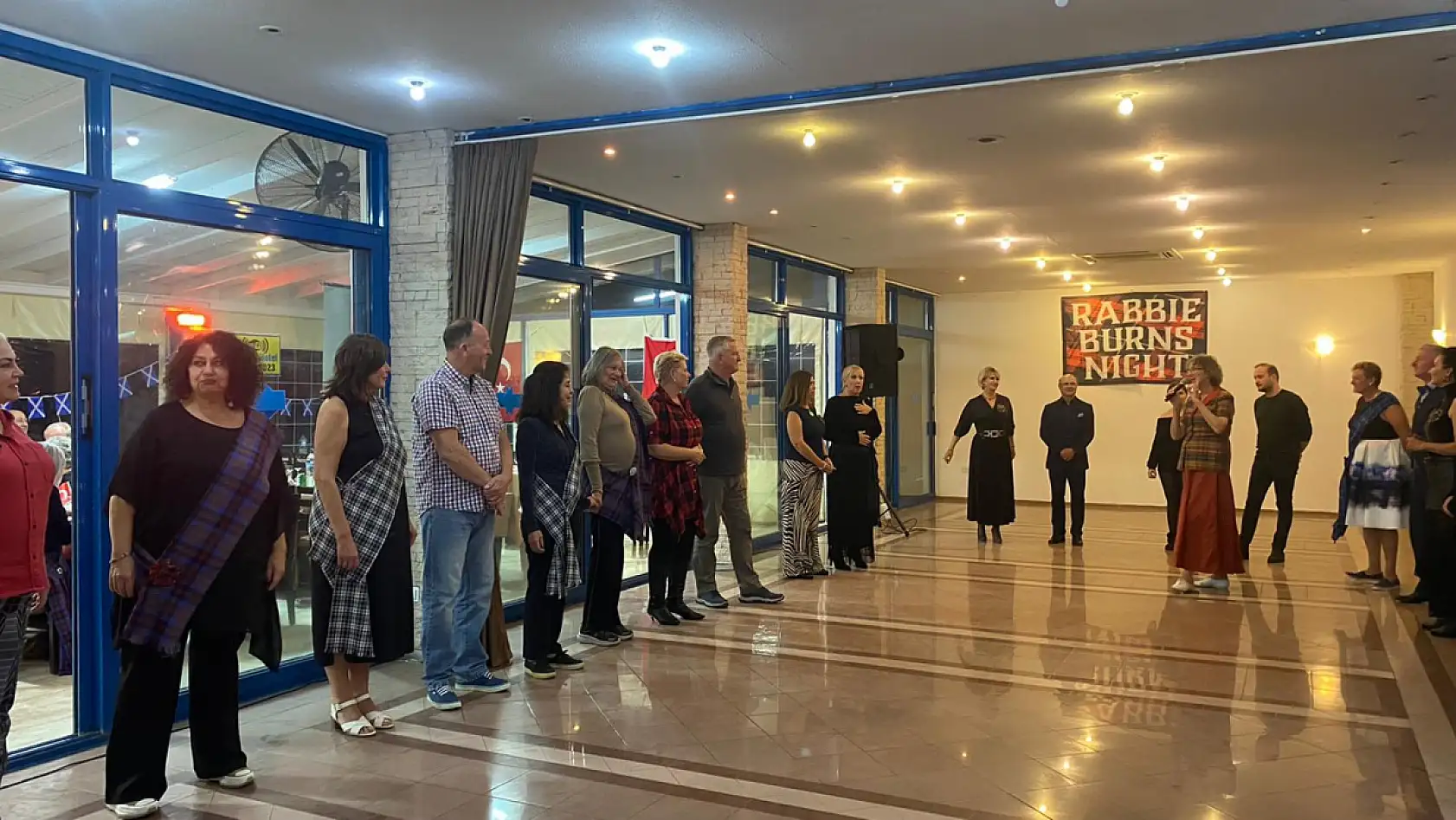 Fethiye'de 'İskoç Gecesi' renkli görüntülere sahne oldu