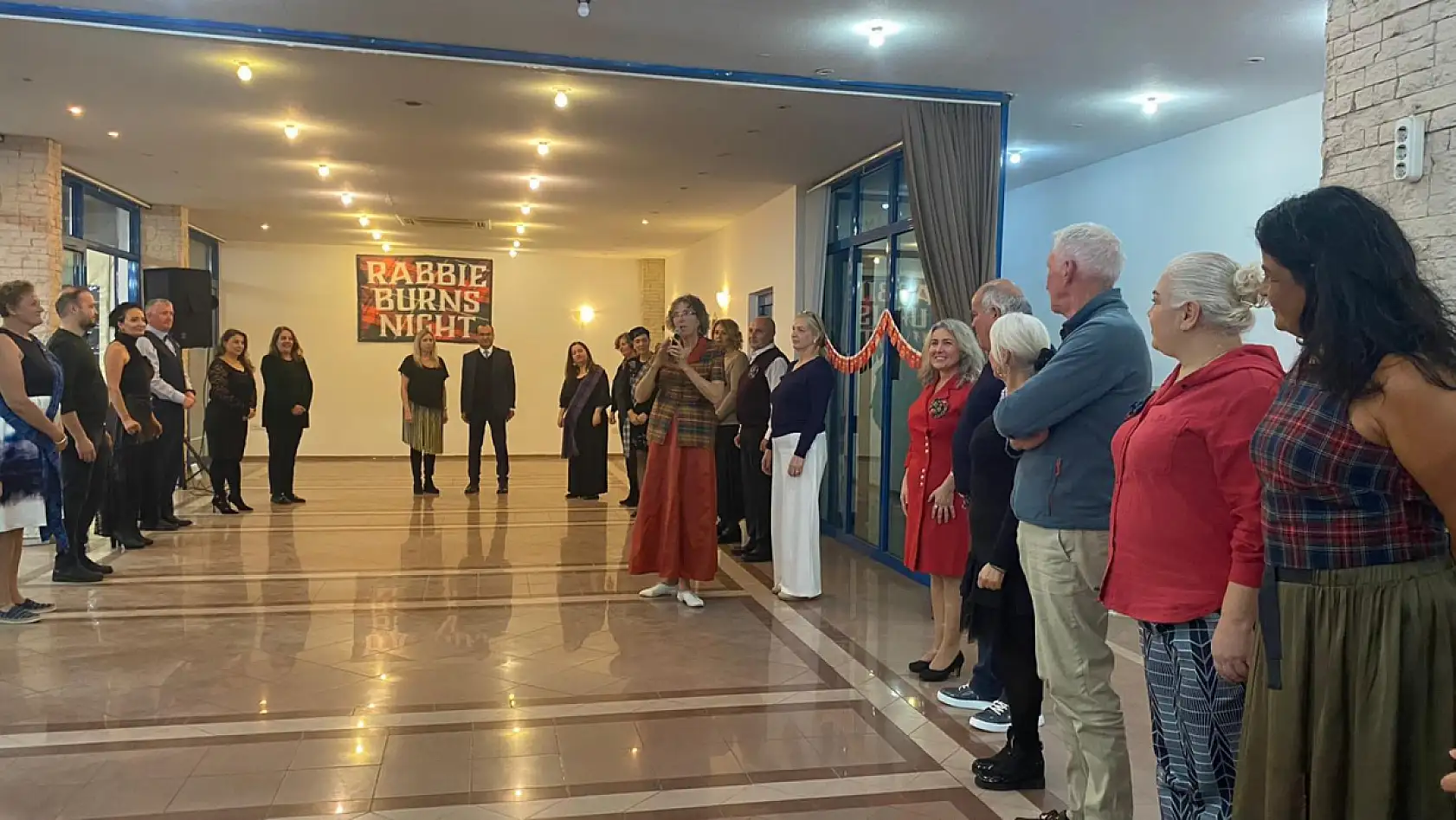 Fethiye'de 'İskoç Gecesi' renkli görüntülere sahne oldu