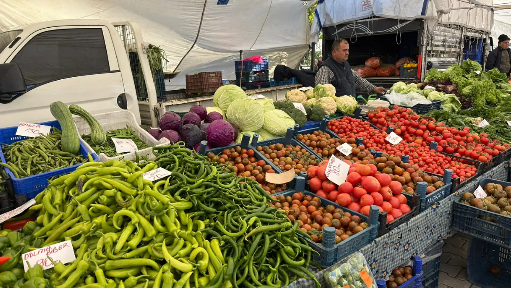 Çalış Pazarı'nda Tezgahlar Doldu, Fethiye'de Güncel Pazar Fiyatları